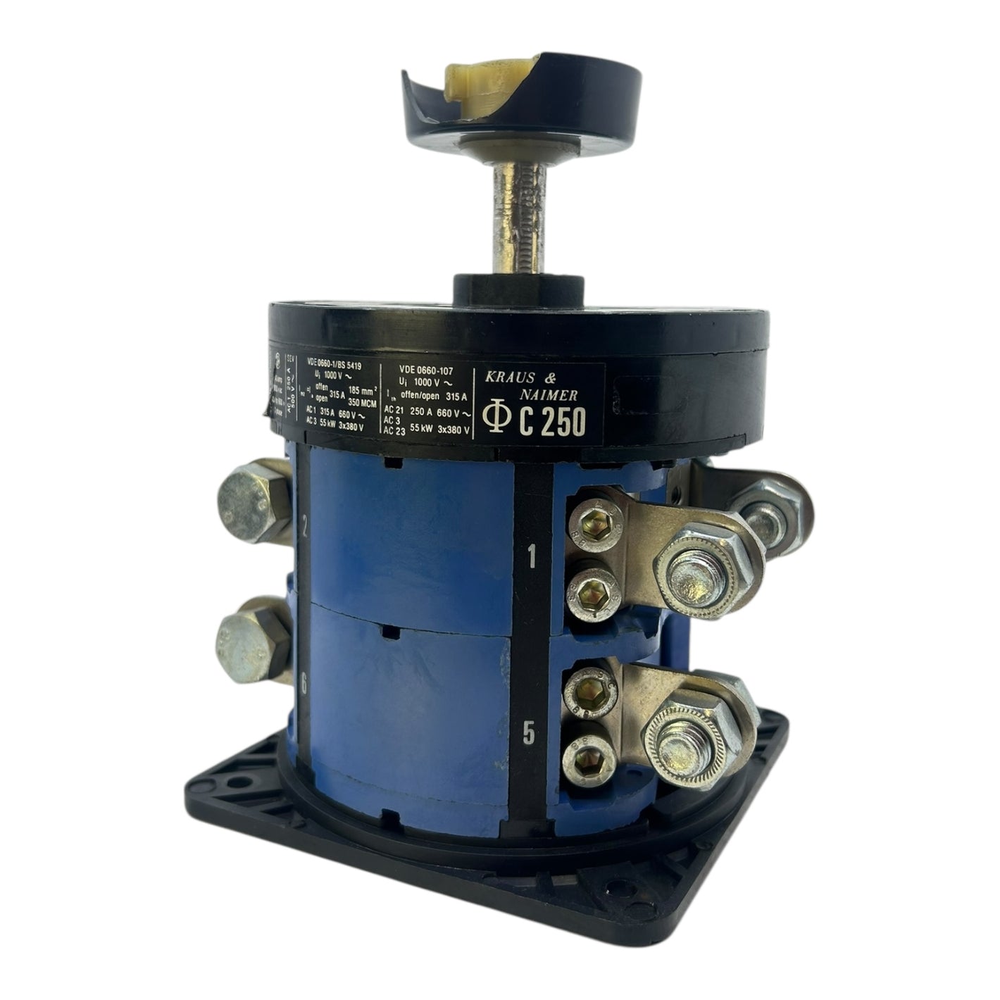 Kraus & Naimer Hauptschalter Nockenschalter C250 VDE0660-1/BS5419 für Industrie
