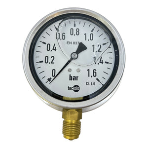 Tecsis Manometer 0-1,6bar 1778.070.017 Manometer geeignet für die Industrie