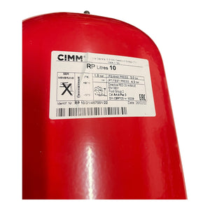 CIMM RP 10 Liter Flach-Ausdehnungsgefäß für den Industriellen Nutzen geeignet