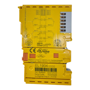 Beckhoff EtherCAT-Klemme 4-Kanal-Digital-Eingang 24 V DC EL1904 für Industrie