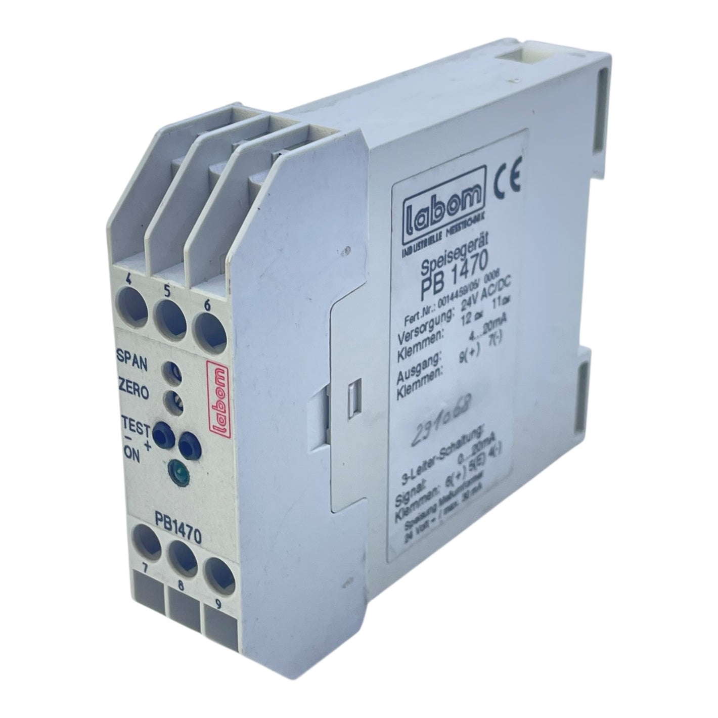 Labom Speisegerät PB1470 24V AC/DC für industriellen Einsatz Speisegerät