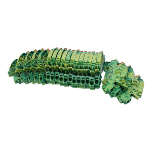WAGO PE-Klemme 2007-8807 TOPJOB S 6mm² Hutschiene Erdungsklemme