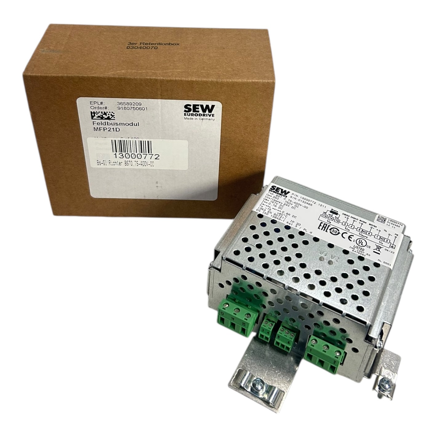 SEW Bremsmodul BST 0.7S-400V-00  Bremsmodul von SEW für die Industrie geeignet