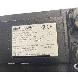 SEW-Eurodrive Servomotor 1,3Nm CMP50S/KY/AK0H/SM1 PSC221 für Industrie Einsatz