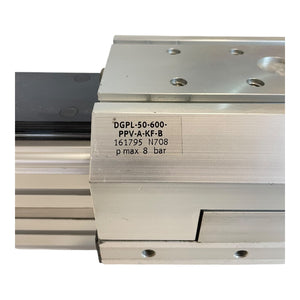 Festo Linearantrieb DGPL-50-600-PPV-A-KF-B Pneumatikzylinder 8bar 161795