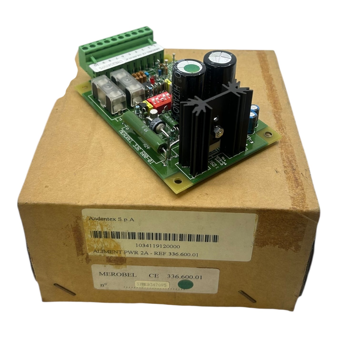 Merobel Andantex CE 336.600.01 Leistungsmodul PWR 2A Ansteuerkarte Bremse Modul
