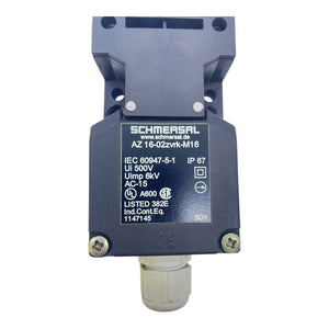 Schmersal Sicherheitsschalter Betätiger AZ16-02-zvrk-M16 für die Industrie