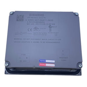 Siemens 6AV6647-0AA11-3AX0 Basic mono PN KTO 400 Bedieneinheit