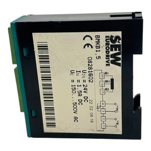 SEW EURODRIVE Modul BMKB1,5 24VDC 1,5A Eingang 150–500V AC 08281602 Industrie