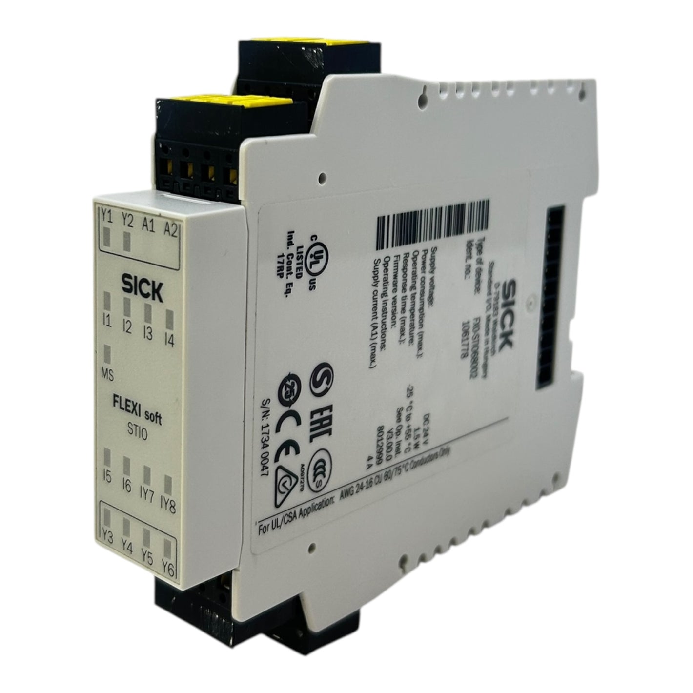 SICK I/O Modul FX0-STIO68002 1061778 24V DC 1,5W V3.0.0 SICK für Industrie