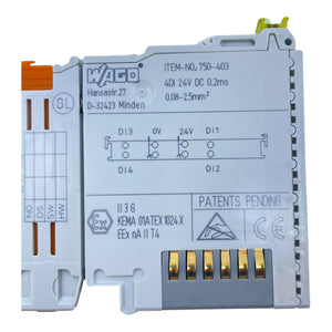 WAGO 750-403 Feldbusklemme 4DI 24V DC Digitaleingangsklemme