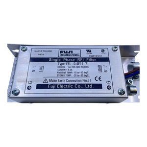 Fuji Electric EFL-0.4E11-7 RFI Filter 200-240V 6,5A Single Phase