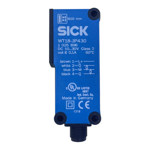 Sick Lichttaster Reflexionslichtschranke WT18-3P430 1025896 für Industrie