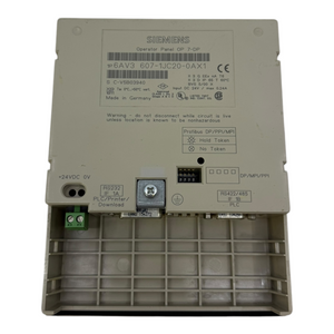 Siemens 6AV3607-1JC20-0AX1 Operator Panel OP7 Bedienpanel  industrieller Einsatz