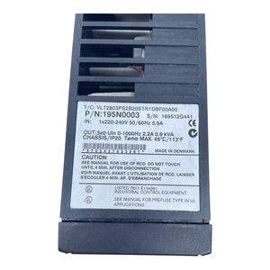 Danfoss Frequenzumrichter 0,9kVA VLT 2800 195N0003 220-240V 5,9A Industrie