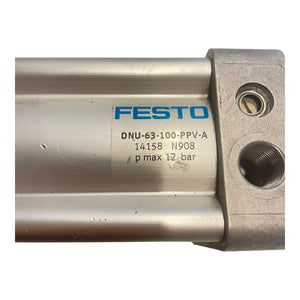 Festo DNU-63-100-PPV-A pneumatic cylinder 14158 for industrial use