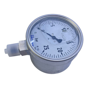Schmierer Manometer 0-25bar 316L für industriellen Einsatz Manometer