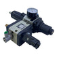 Pneumax Magnetventil 17210.M2 + Druckregler 17204B.B.C.S 24V DC Pneumatik Einheit
