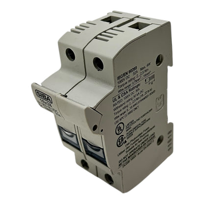 SIBA 5106305.2DC Sicherungshalter 2-polig 10x38mm 1000V DC 32A für Industrie