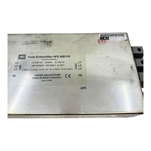 Block HFD400/110 Funk-Entstörfilter für industriellen Einsatz Funk-Entstörfilter