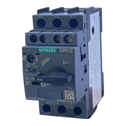 Siemens 3RV2011-0AA15 Leistungsschalter Baugröße S00 für den Motorschutz industr