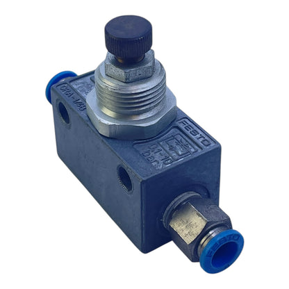 Festo Drosselrückschlagventil GRA-1/4-B 1/4" 0,1–10 bar für Pneumatik Industrie