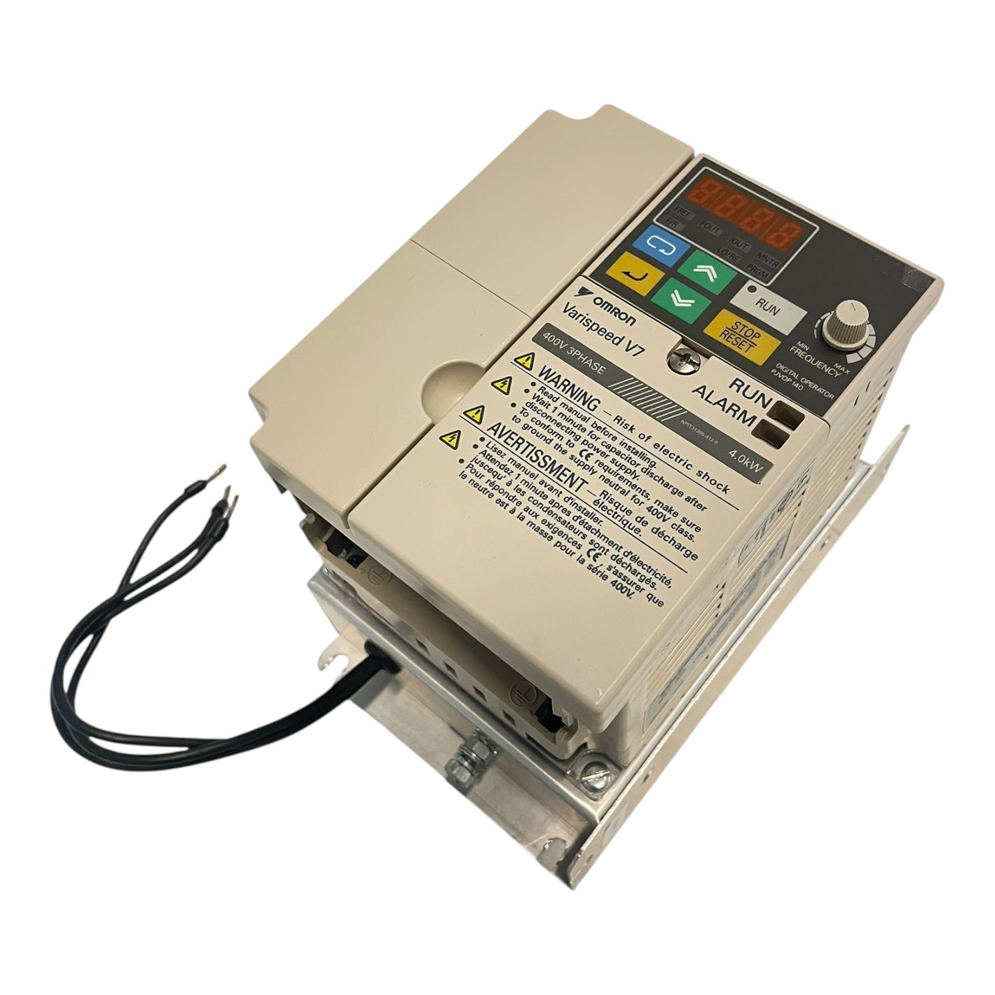 Omron Frequenzumrichter 0,9kVA 380V Varispeed V7 CIMR-V7AZ40P2 Industrie Einsatz