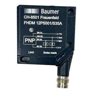 Baumer Sensor Lichttaster  FHDM12P5001/S35A PNP