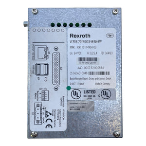 Rexroth Bedienpanel IndraControl VCP08 VCP08.2DTN-003-SR-NN-PW R911311498-103