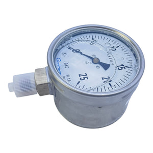 Schmierer Manometer 0-25bar 316L für industriellen Einsatz Manometer