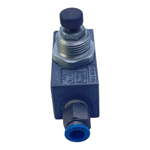 Festo Drosselrückschlagventil GRA-1/4-B 1/4" 0,1–10 bar für Pneumatik Industrie
