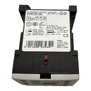 Siemens Hilfsschütz Schraubanschluss Baugröße S00 4 S DC 24 V 3RH1140-1BB40