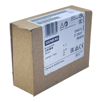 Siemens Bus Adapter Simatic ET 200SP 6ES7193-6AG00-0AA0 für Industrie Einsatz