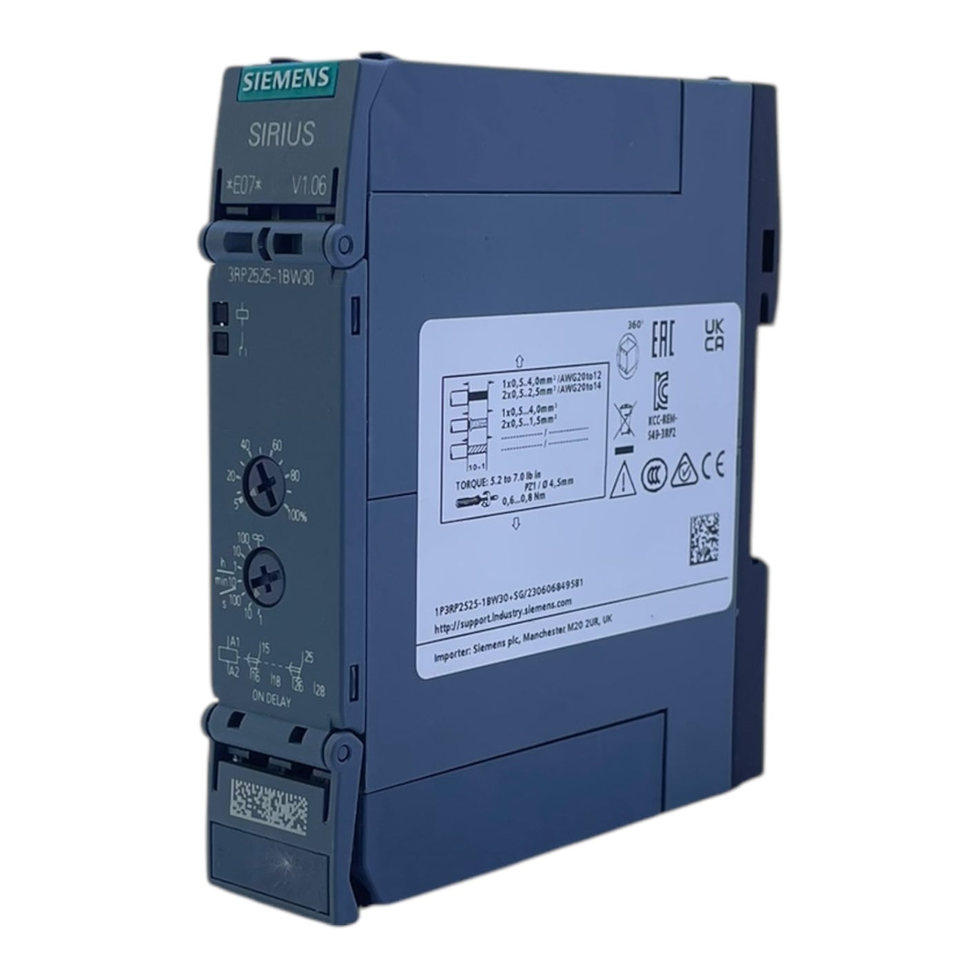 Siemens 3RP2525-1BW30 Zeitrelais für industriellen Einsatz Relais