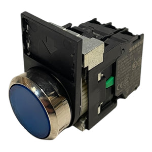 Siemens SIRIUS Drucktaster Blau 3SU1400-1AA10-3BA0 Drucktaster von Siemens