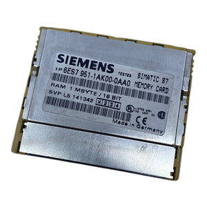 Siemens 6ES7951-1AK00-0AA0 Simatic S7 Speicherkarte - für industriellen Einsatz
