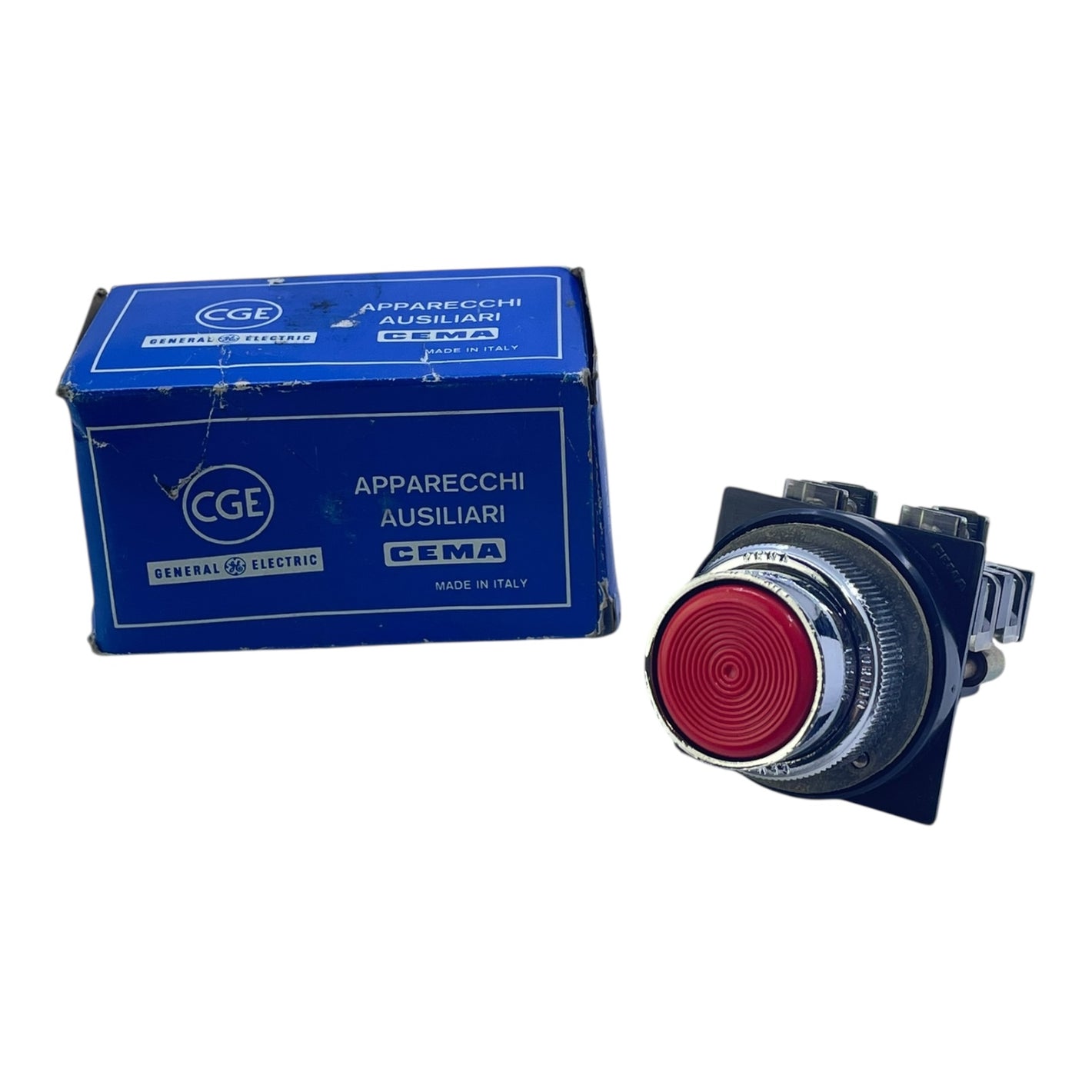 CEMA Drucktaster Rot 099 N1G für industriellen Einsatz Drucktaster Rot 099N1G