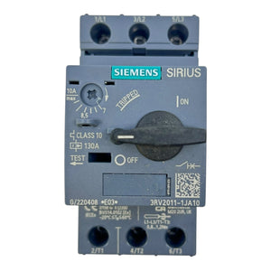 Siemens Motorschutzschalter SIRIUS 10A 3RV2011-1JA10 3-polig