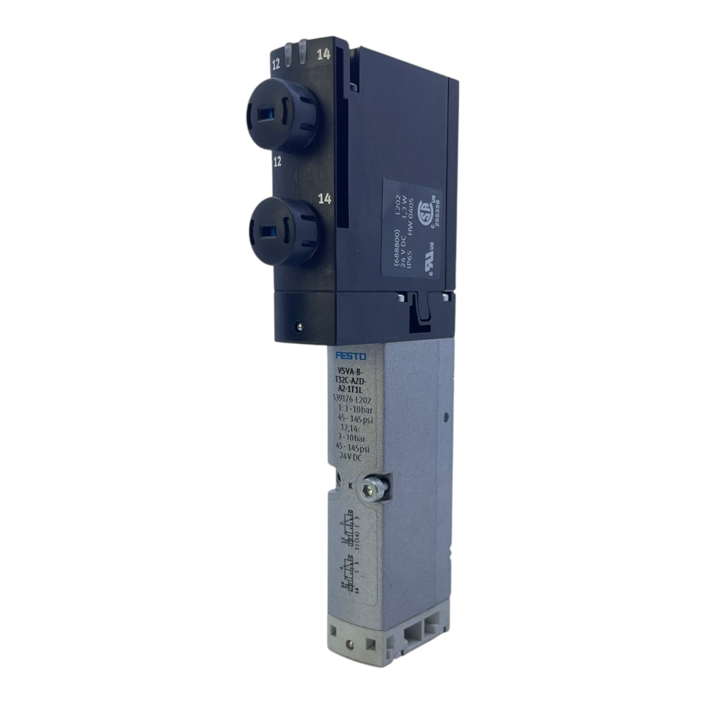 Festo Magnetventil 2x3/2 geschlossen monostabil VSVA-B-T32C-AZD-A2-1T1L