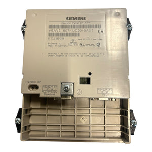 Siemens 6AV3-607-1JC00-0AX1 Operator Panel Operating Unit Industrial Use