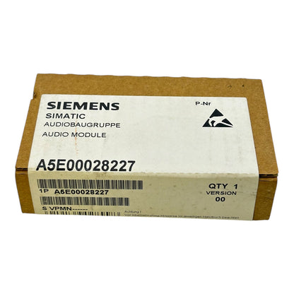 Siemens Audiobaugruppe A5E00028227 Audiobaugruppe für industriellen Einsatz