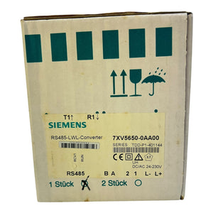 Siemens LWL-Konverter 7XV5650-0AA00 für industriellen Einsatz Konverter