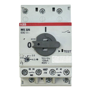 ABB Motorschutzschalter 2,5–4A MS325 690V 100kA HKF-11 ATEX 6kV 3-polig
