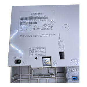 Siemens Operator Panel OP17-DP 6AV3617-1JC20-0AX1 Bedienpanel HMI