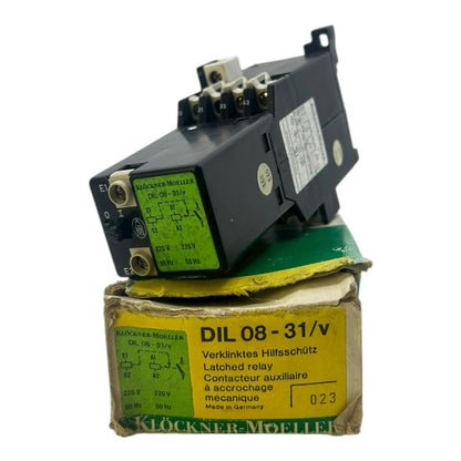 Klöckner Moeller Leistungsschalter Hilfsschütz DIL08-31/v Leistungsschalter