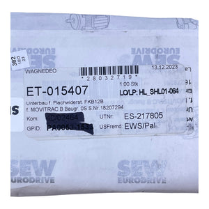 SEW EURODRIVE Montagewinkel FKB12B 18207294 für MOVITRAC B