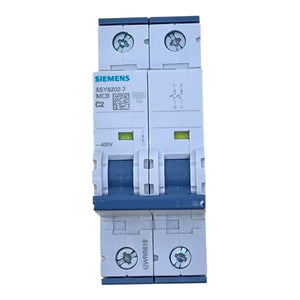 Siemens Leitungsschutzschalter 5SY6202-7 C2 2-polig 400V MCB Sicherungsautomat