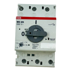 ABB Motorschutzschalter 1–1,6A MS325  690V 100kA ATEX 6kV 3-polig