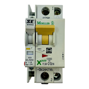 Moeller Leitungsschutzschalter PLSM-C13/1N 230V 3A 1-polig mit Taster Industrie