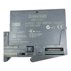 Siemens SIMATIC S7 Ausgangsmodul 6ES7132-4BD00-0AA0 24V DC 0,5A 4DO